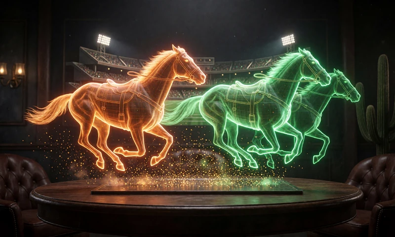 Virtuelle Sportarten als Hologramm: simuliertes Pferderennen und Fu&szlig;ball bei Lizaro Virtual Sports