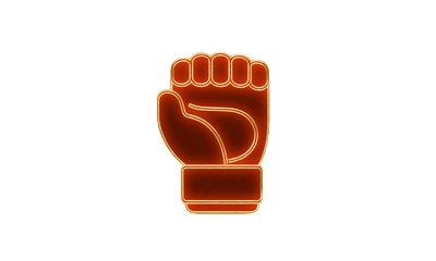 Neon MMA Handschuh Icon f&uuml;r UFC und Boxen Sportwetten im Lizaro Sportsbook