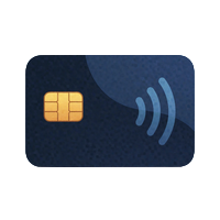 Bankkarte Zahlungsmethode Icon f&uuml;r Einzahlungen per Karte bei Lizaro