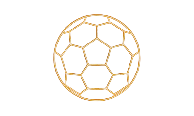 Neon Fu&szlig;ball Icon als Symbol f&uuml;r Fussball Wetten im Lizaro Sportsbook